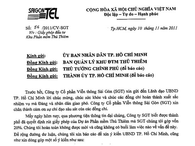 Diễn biến vụ thu hồi dự án công viên phần mềm lớn nhất Việt Nam: Làm nhà đầu tư không được thì xin làm “môi giới”