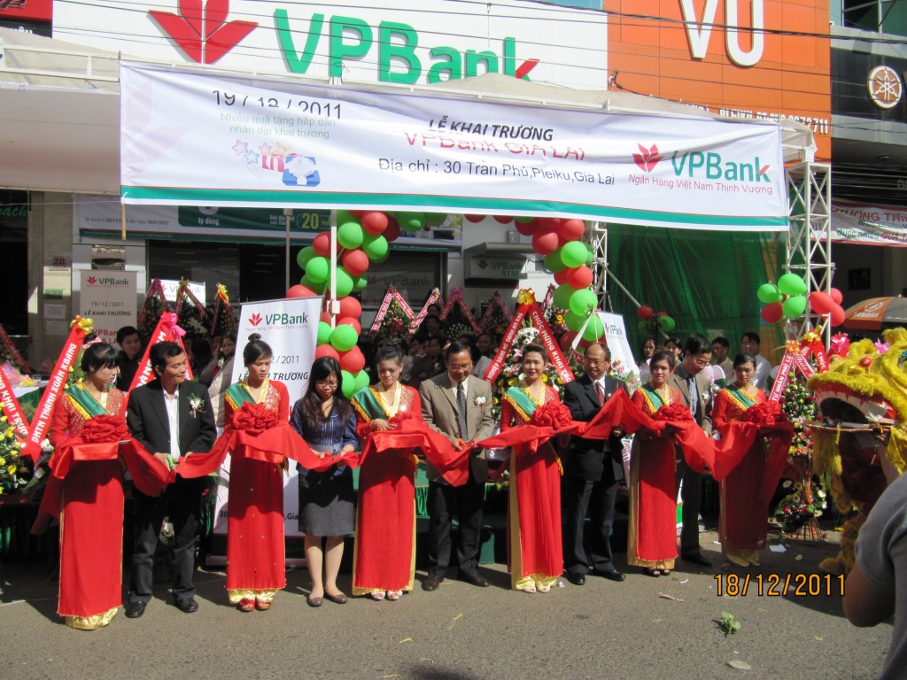 VPBank: Khai trương chi nhánh đầu tiên tại Pleiku