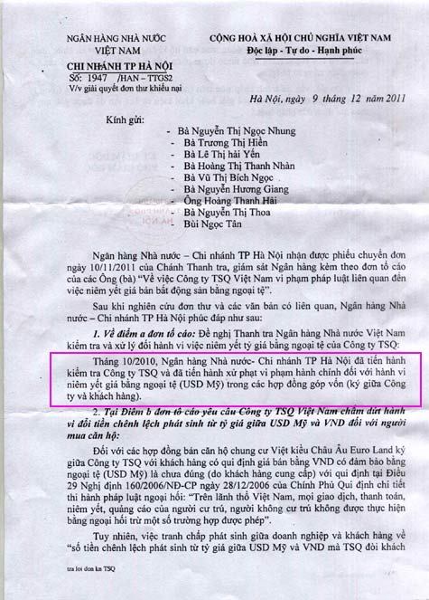 Hàng trăm người mua nhà Làng Việt kiều châu Âu lo