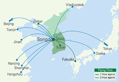 Songdo - siêu thành phố 35 tỷ USD trên đất lấn biển tại Hàn Quốc