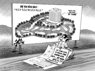 Sân golf trong sân bay: Đừng đặt lợi ích kinh doanh trên sinh mạng con người