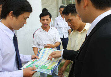 Lấy hạ tầng trên giấy để quảng cáo bán đất