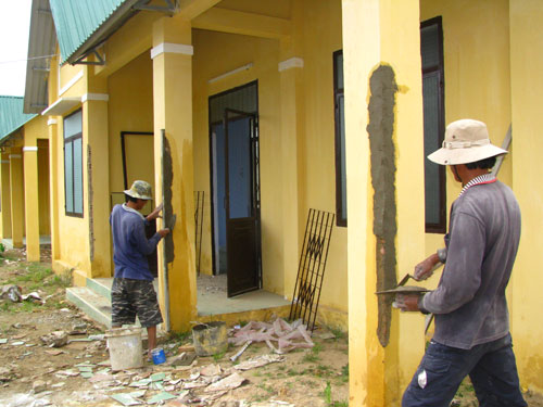 Xây ẩu nhà tái định cư