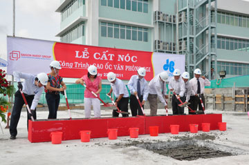 HBC cất nóc công trình Cao ốc văn phòng SGI