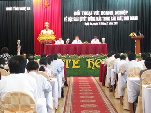 Nghệ An hạ giá đất và hệ số thuê đất cho các DN