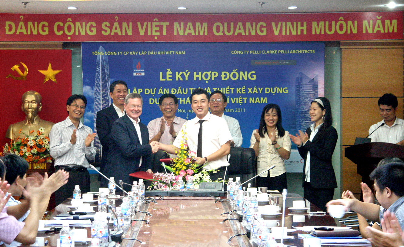 PVC: Ký hợp đồng lập dự án Tháp Dầu khí cao 79 tầng