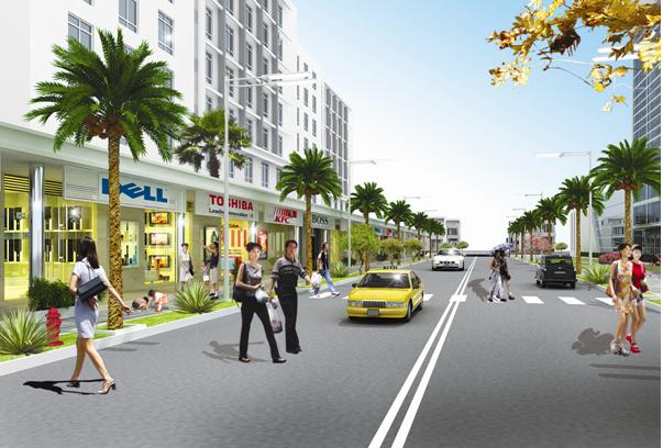 Chào bán phố mua sắm Aroma Luxury Shop