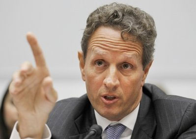 Bộ trưởng Tài chính Mỹ Timothy Geithner. Ảnh: AP