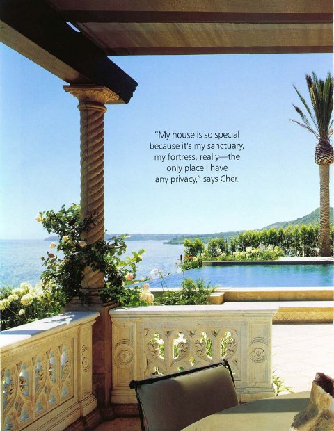 Ngôi nhà 45 triệu USD của nữ ca sĩ Cher ở bãi biển Malibu