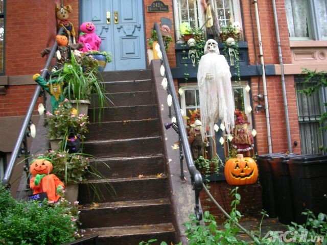 5 ý tưởng trang trí Halloween ngoài trời 