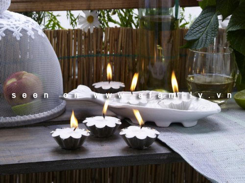 Nến: Những cách trang trí lý tưởng cho khu vườn vào thu