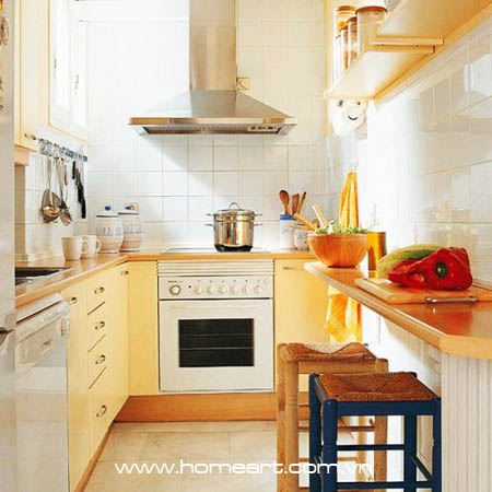 Bố trí bàn ăn cho nhà chật