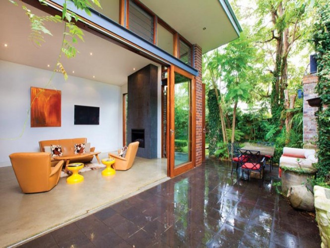 Những khoảng sân nhỏ độc đáo trong nhà