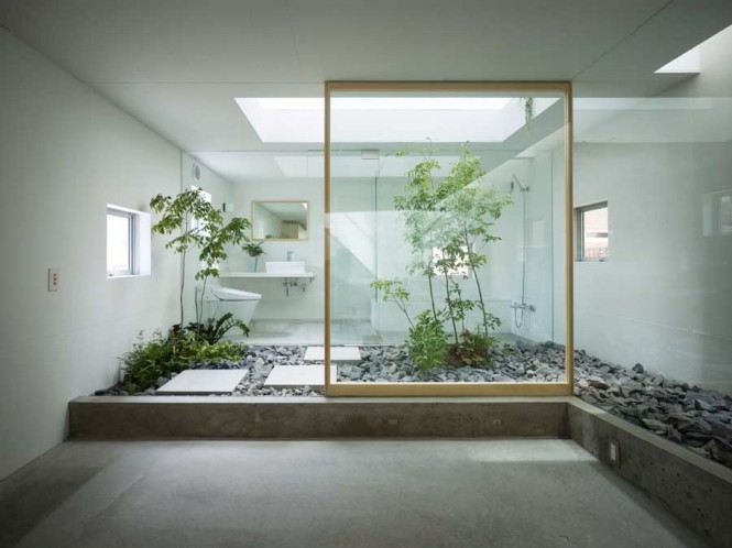 Những khoảng sân nhỏ độc đáo trong nhà