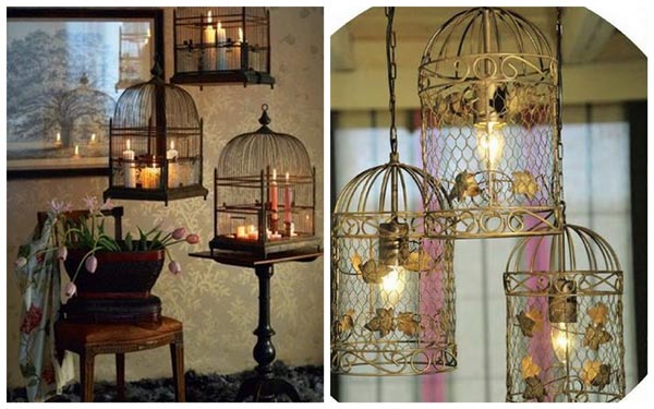 Sáng tạo từ những chiếc lồng chim