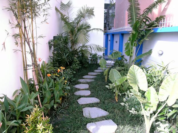 Sỏi đá trong thiết kế sân vườn