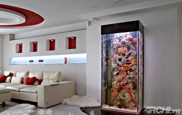 Bí quyết trang trí bể cá thủy sinh trong nhà 