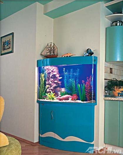 Bí quyết trang trí bể cá thủy sinh trong nhà 