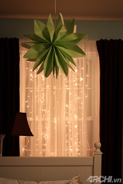 Phòng ngủ lung linh đón Noel về