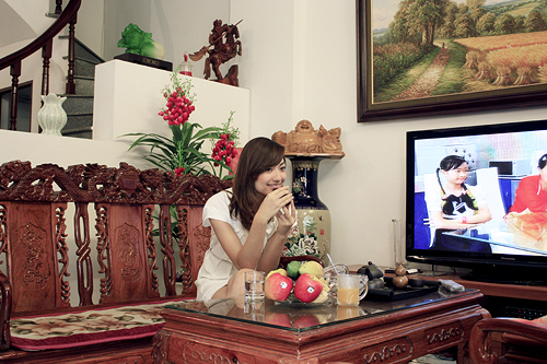 Ghé nhà siêu mẫu 9x Hồng Quế
