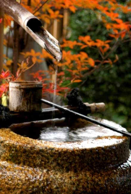 Vòi nước ống tre