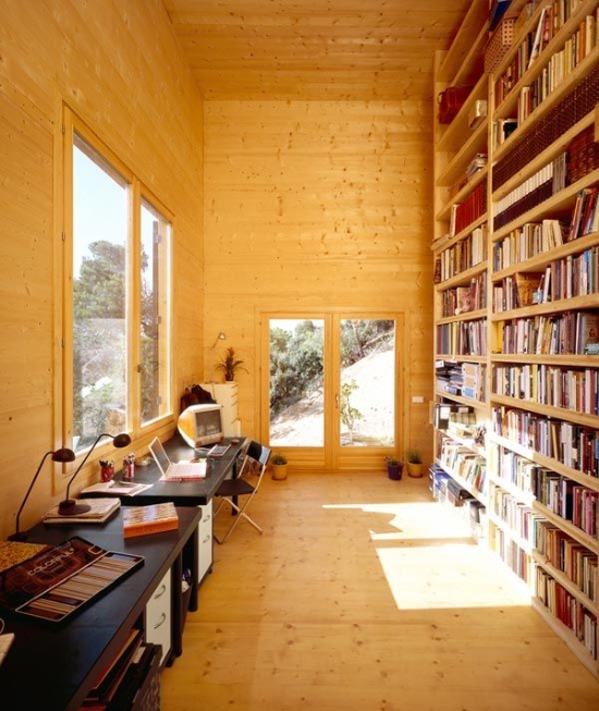 Độc đáo... nhà gỗ bên sườn đồi