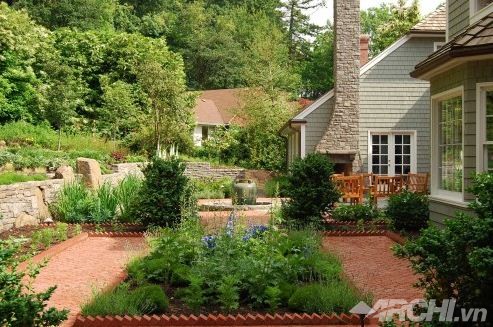 Đường viền ấn tượng cho khu vườn thêm xinh 