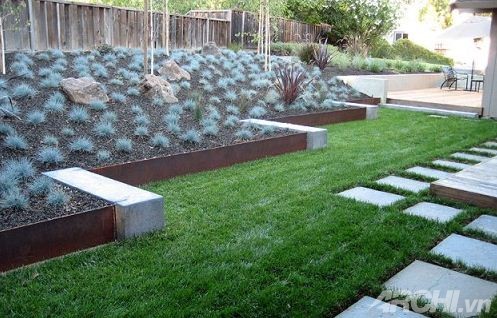 Đường viền ấn tượng cho khu vườn thêm xinh 