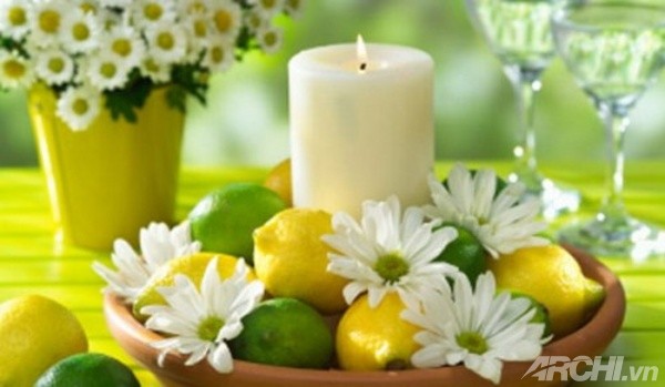Ánh sáng lung linh cho bữa tiệc ngoài trời