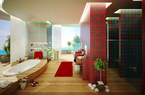 Thiết kế phòng tắm khác lạ