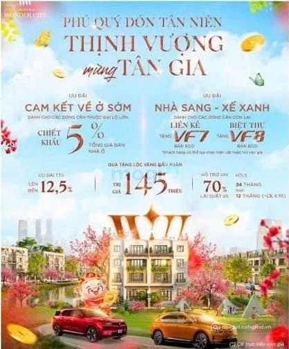 Văn phòng: Bán liền kề Hừng Đông Vinhomes Wonder City Đan Phượng diện tích 120m2