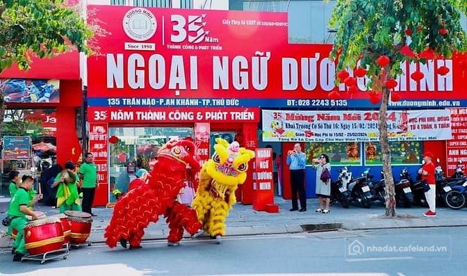 Siêu hiếm MT Trần Não 121m2 cho thuê 100tr/tháng giá 70 tỷ