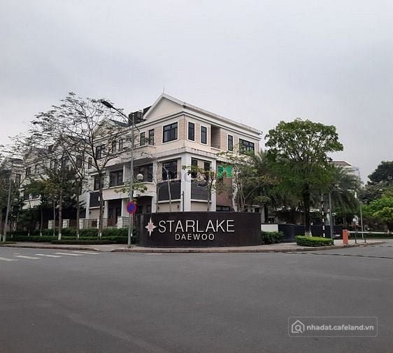 Bán nhà phố dự án: Biệt thự đơn lập Starlake Tây Hồ Tây. View công viên gần hồ. 