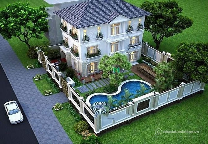 Bán nhà phố dự án: Biệt thự Compound khu Fideco Thảo Điền- Quận 2. DT: 400m2, Gi