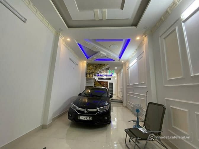 Bán biệt thự: Nhà mới xây 100% KDC Bình Phú 4x17m 4 tầng SÁT C/VIÊN VÀNH ĐAI 3