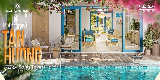 Bán nhà riêng: Nhà phố biển "Sông Town" ven biển - tổng CK 21,3% - 350 triệu trừ