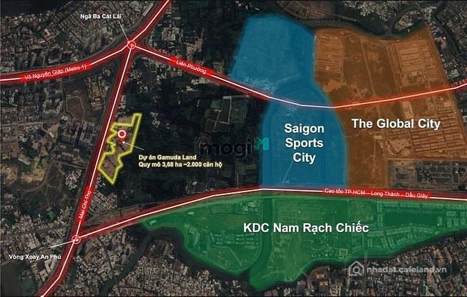 Bán căn hộ chung cư: Booking đợt 1 dự án Eaton Park Mai Chí Thọ Q2 từ CĐT Gamuda