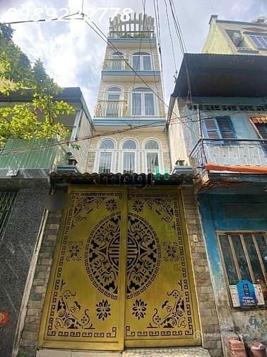 Bán nhà riêng: Bán nhà  nguyễn tri phương- phường 4 - sát mặt tiền- 3x10m - 5 tầ