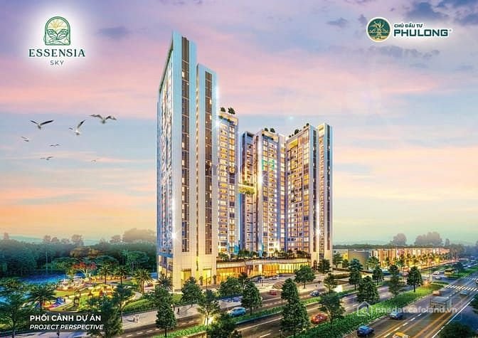 Bán căn hộ chung cư: Cần bán 2PN Essensia Sky nội thất cơ bản, view đẹp giá 6 tỷ
