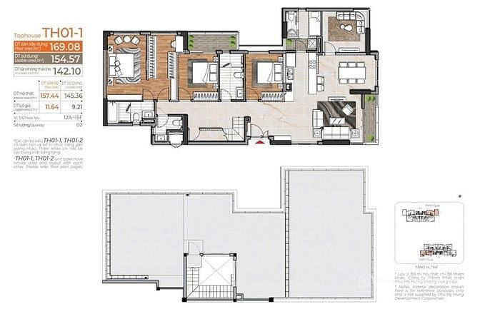 Bán căn hộ chung cư: Bán căn hộ Penthouse Cardinal Court Phú Mỹ Hưng. LH 0788 25