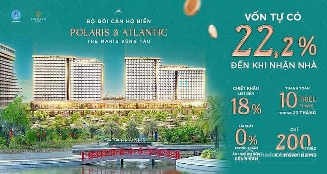 Bán căn hộ Mini, Dịch vụ: Căn hộ biển 44,54m2 1PN 1WC tại đường 3/2, P.10, Thành