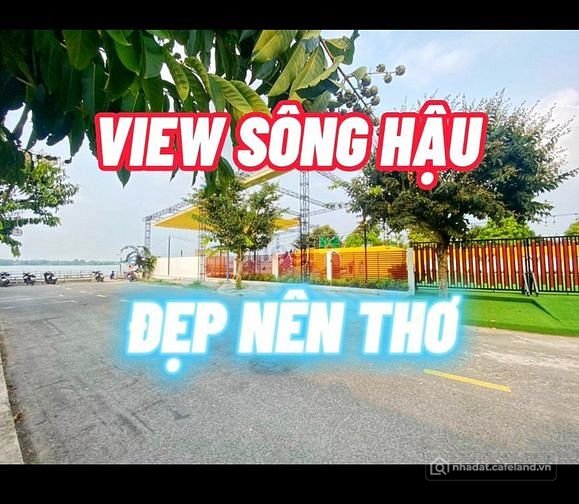 Bán đất thổ cư: Nền biệt thự view sông Hậu, KDC Vạn Phát Cồn Khương, Cái Khế, N.