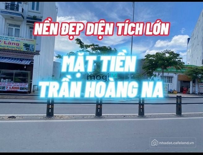 Bán đất thổ cư: Nền lớn gần 1 công đất mặt tiền Trần Hoàng Na đoạn KDC Hồng Phát