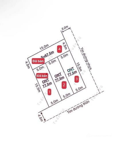 Bán đất thổ cư: chỉ 1,6x tỷ – lô đẹp f0 tuyến 2 tl405 văn hòa, kiến thụy