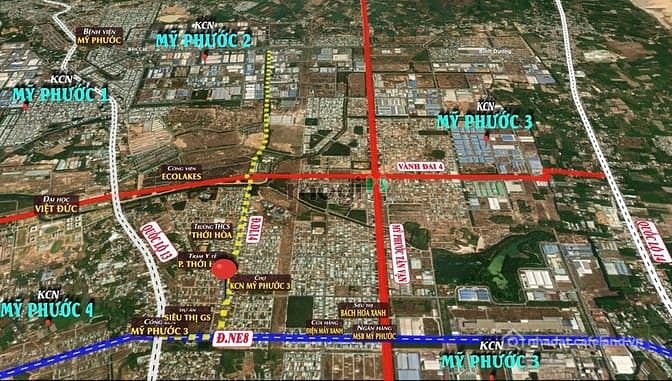 Bán đất thổ cư: Bán Nhanh Lô Đất L56 Mặt Tiền DL14, Mỹ Phước 3, Bình Dương