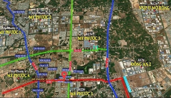 Bán Gấp Đất Mỹ Phước 3 DT 600m² Mặt Tiền Đường NE8 (36m) – Vị Trí Cực