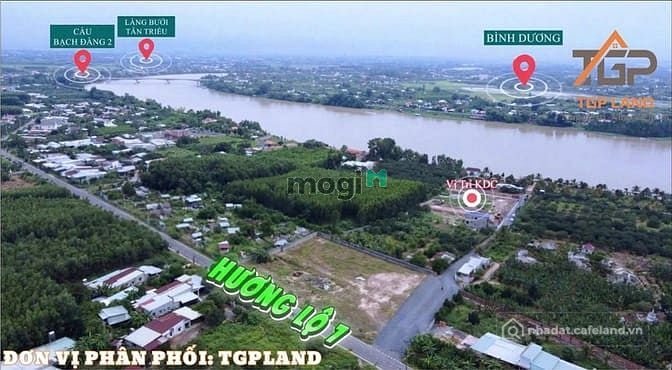 Bán đất thổ cư: Vị trí gần cầu Bạch Đằng 2 giáp Tp Hồ Chí Minh