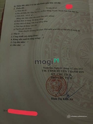 Bán đất nền dự án: Chính chủ bán đất nền dự án Thanh Sơn Riverside 165m2