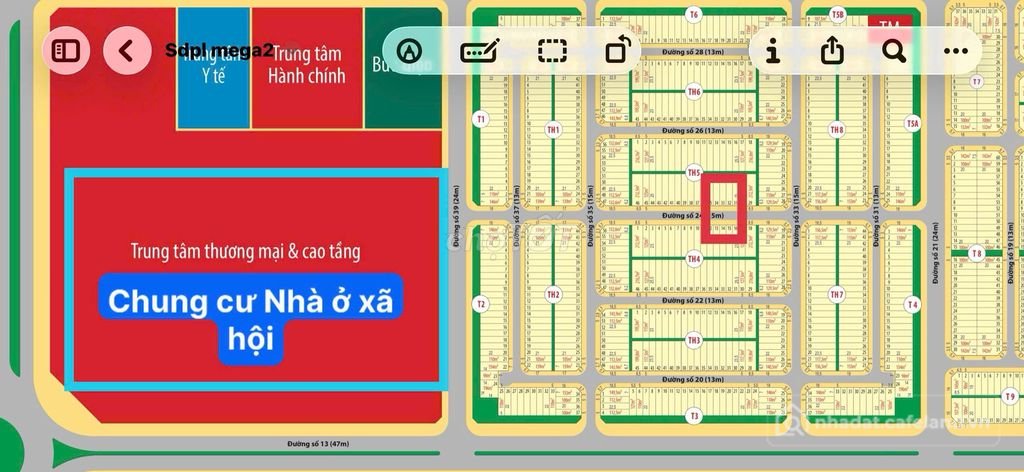 Bán đất thổ cư: Mega City 2 - Nhơn trạch -  bán lô 125m2,đường 15m- Th5-30, 1ty9
