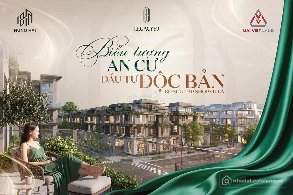 Nhà hàng - Khách sạn: SHOP VILLA LEGACY89: BIỂU TƯỢNG AN CƯ VÀ ĐẦU TƯ ĐỘC BẢN MỸ